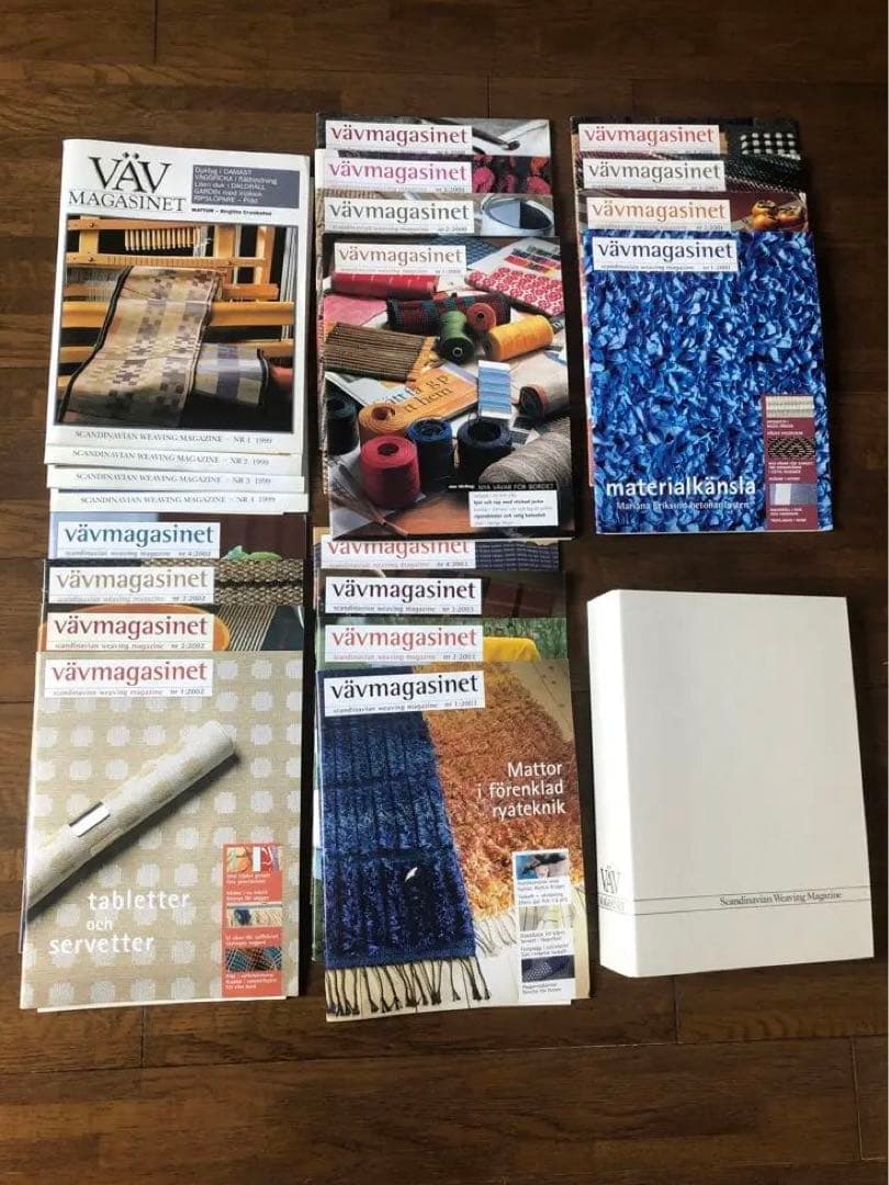 VÄV MAGASINET 雑誌 1999年-2003年　4冊ずつ　ファイル付き