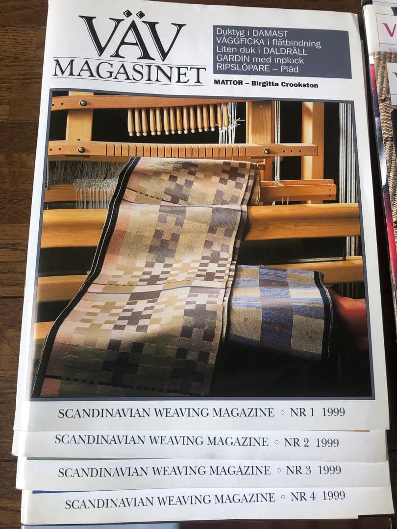 VÄV MAGASINET 雑誌 1999年-2003年　4冊ずつ　ファイル付き