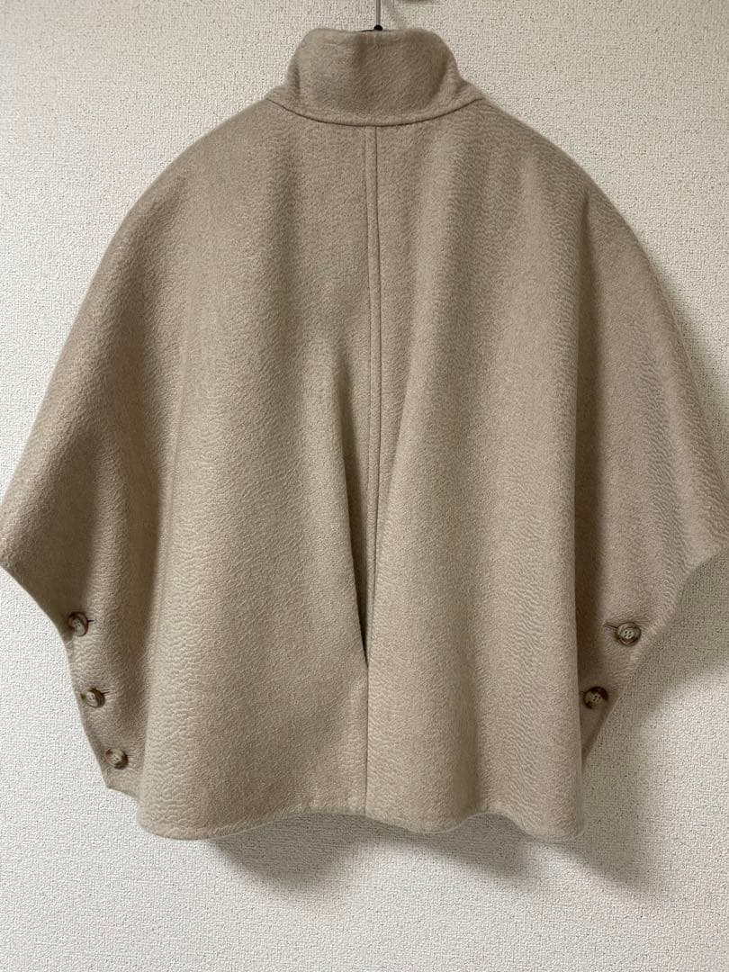 マックスマーラ　カシミヤ　ショートケープ　ポンチョROLL 未使用品