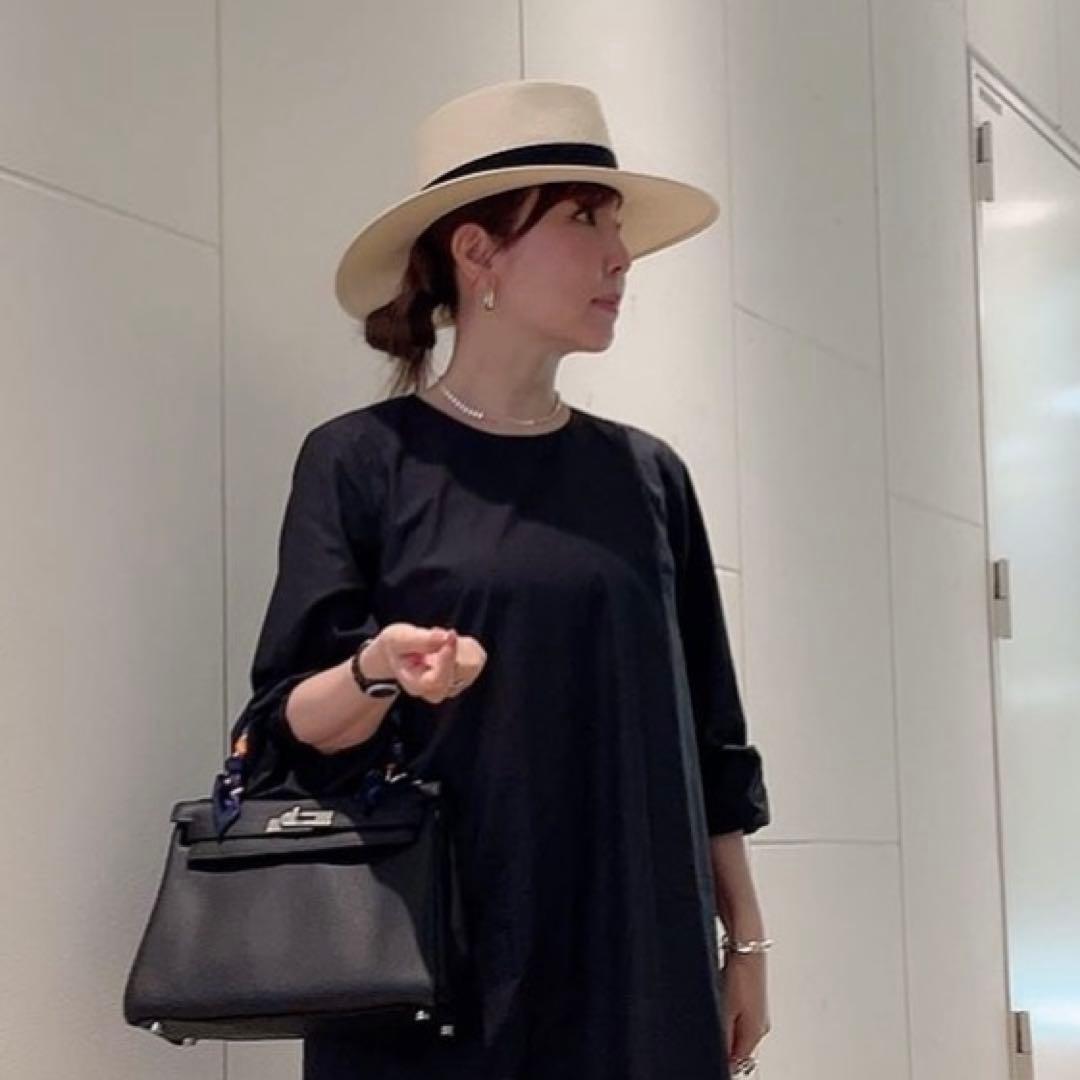 定価約13万 Maison Michel CHARLES HAT ネイビー M