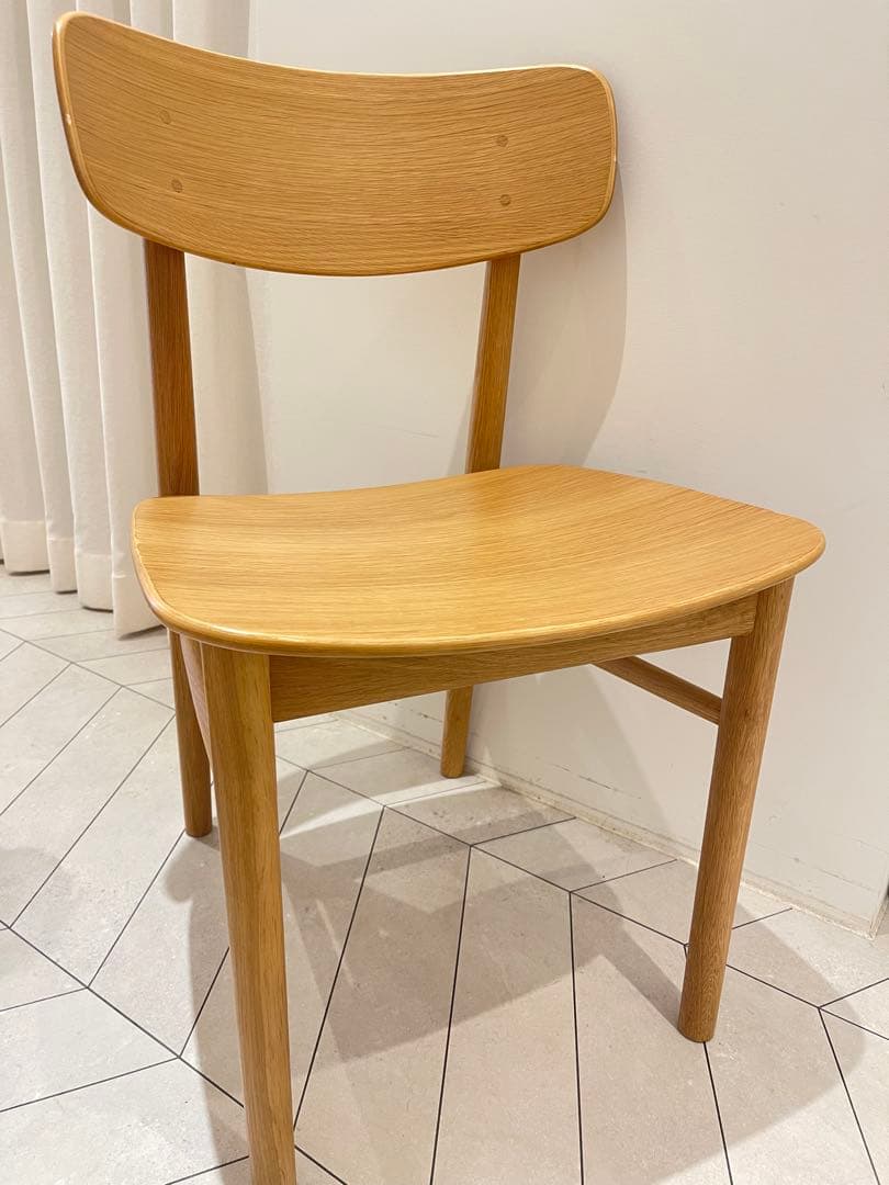 無印良品 MUJI ラウンドチェア・オーク材 椅子　イス　ダイニング