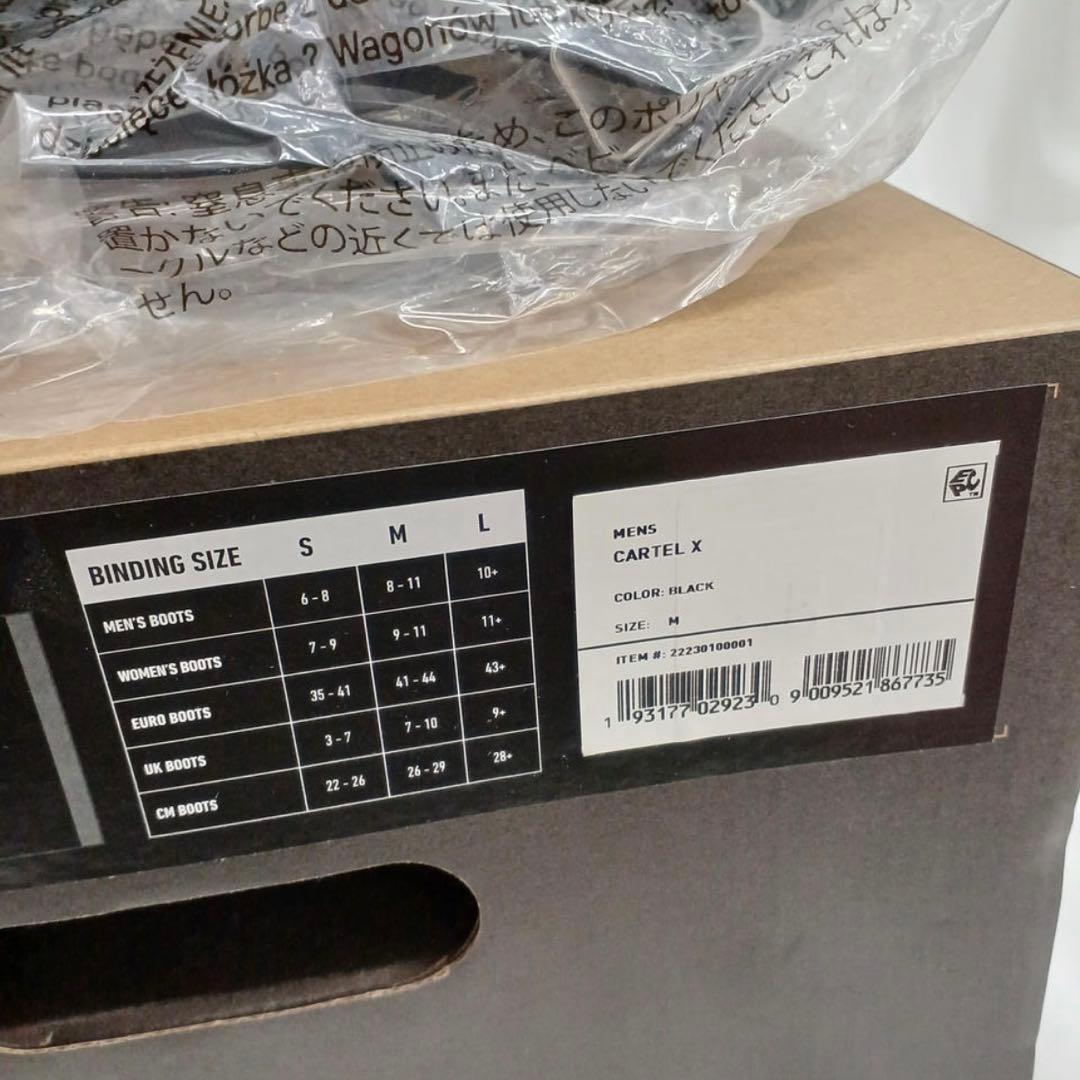 美品　Burton cartel X re:flex Mサイズ　BLACK