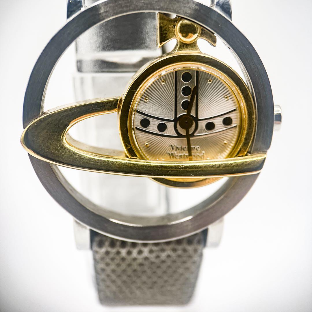 【希少】　新品電池　ヴィヴィアンウエストウッド　サークルオーヴ　シルバー