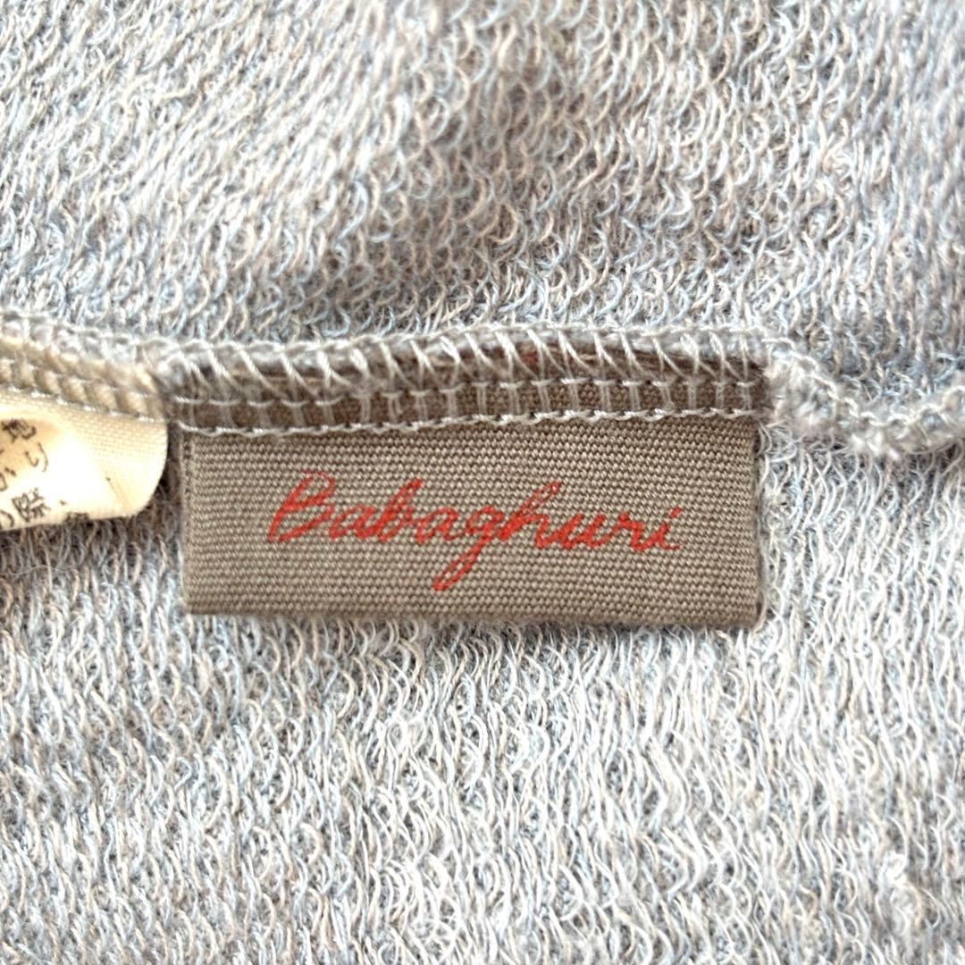 【極美品 23SS】ババグーリ メノウ ジャガード 長袖 プルオーバー 総柄 M