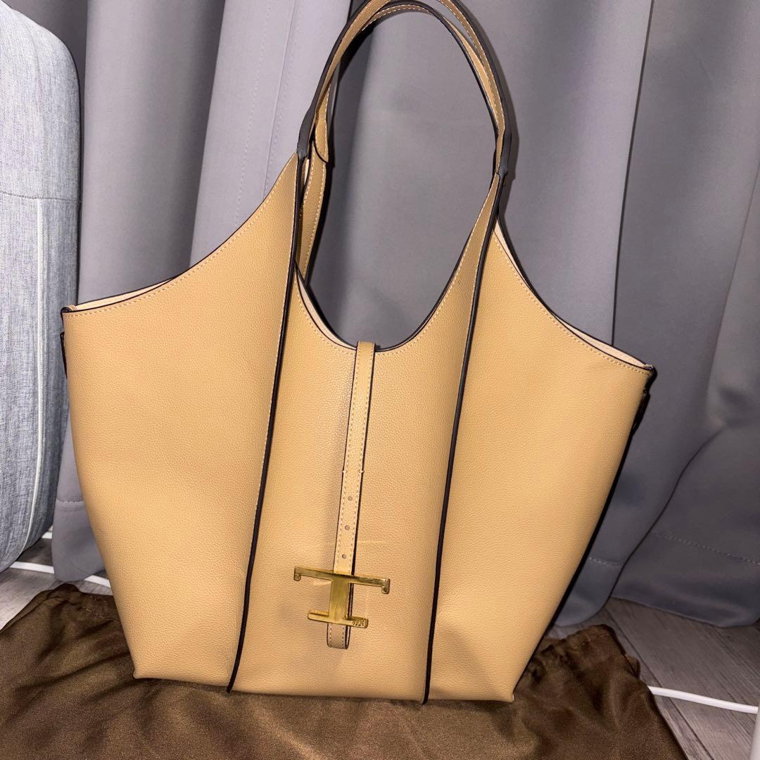 トートバッグ　ショルダーバック　ブラウン　ノーブランド