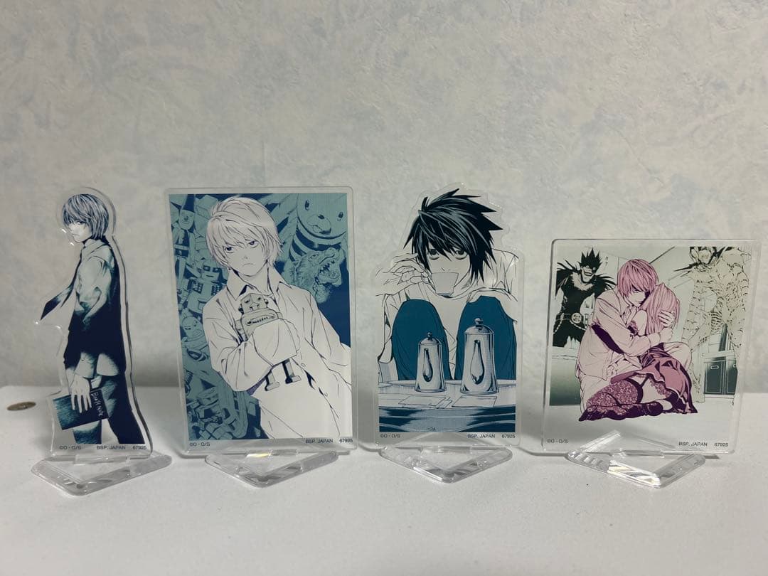 デスノート 一番くじ L フィギュア B賞 G商品アクリルスタンド4点