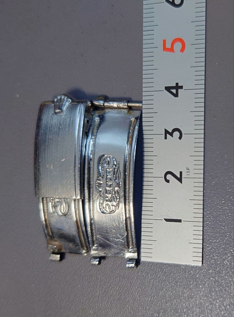 ジャンク ROREX時計ベルト用ステンレスバックル