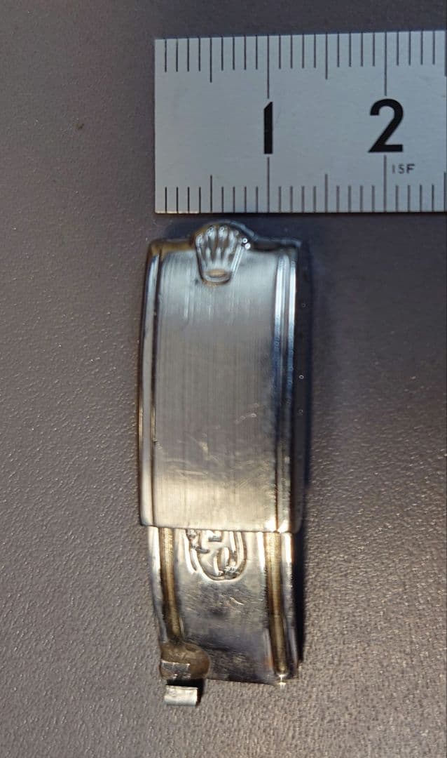 ジャンク ROREX時計ベルト用ステンレスバックル