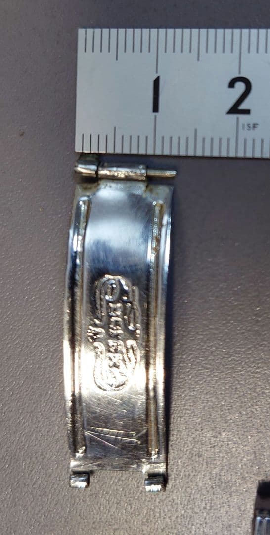 ジャンク ROREX時計ベルト用ステンレスバックル