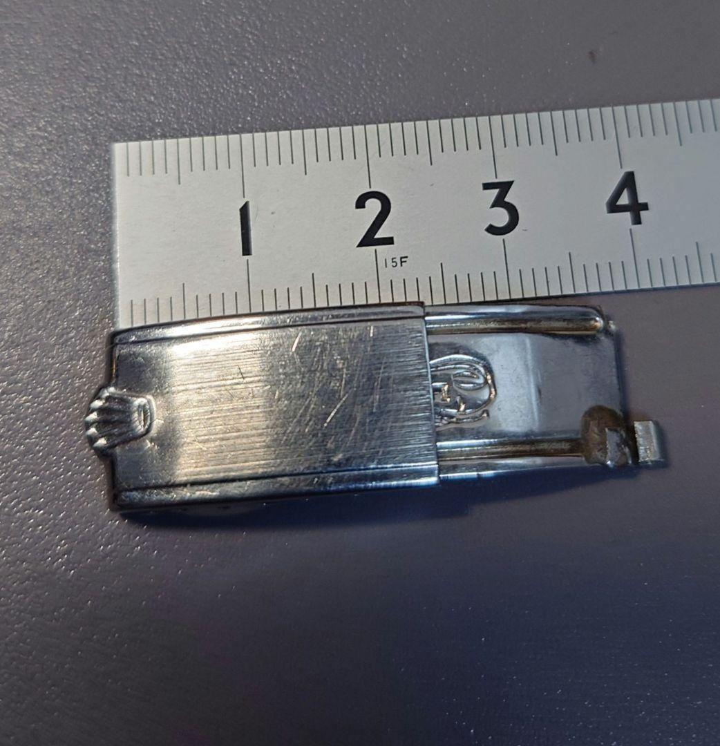 ジャンク ROREX時計ベルト用ステンレスバックル