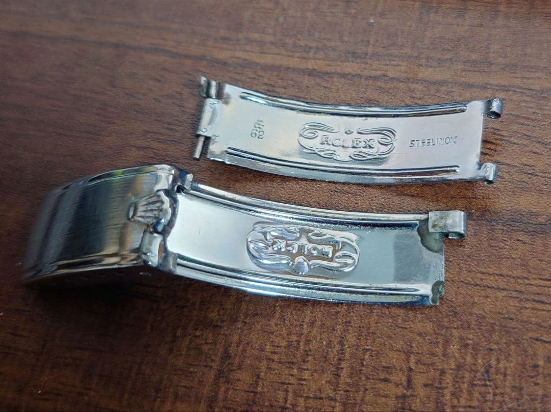 ジャンク ROREX時計ベルト用ステンレスバックル