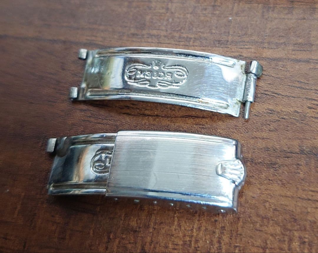 ジャンク ROREX時計ベルト用ステンレスバックル