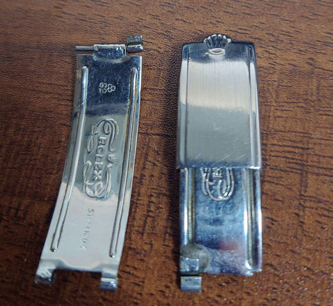ジャンク ROREX時計ベルト用ステンレスバックル