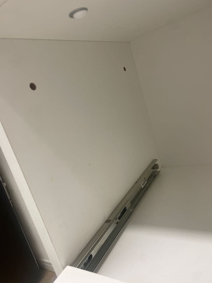 【ゆず】【ニトリ】リガーレ　ホワイト キッチンカウンター