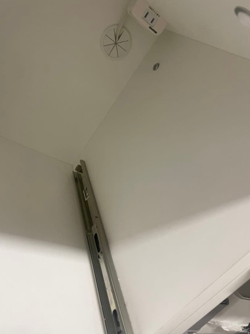 【ゆず】【ニトリ】リガーレ　ホワイト キッチンカウンター