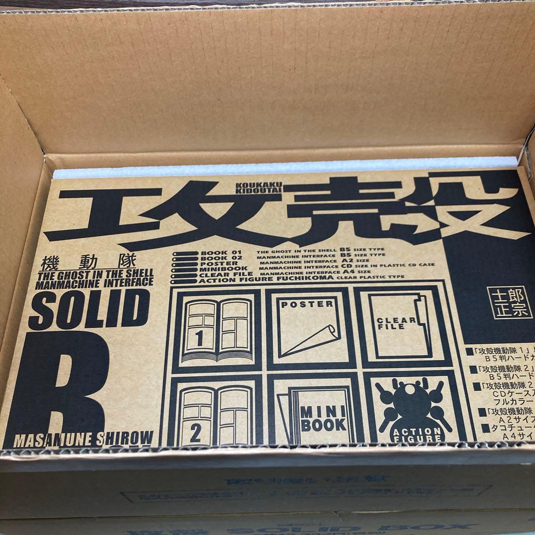 攻殻機動隊 SOLID BOX ソリッドボックス 専用輸送箱付き　士郎正宗