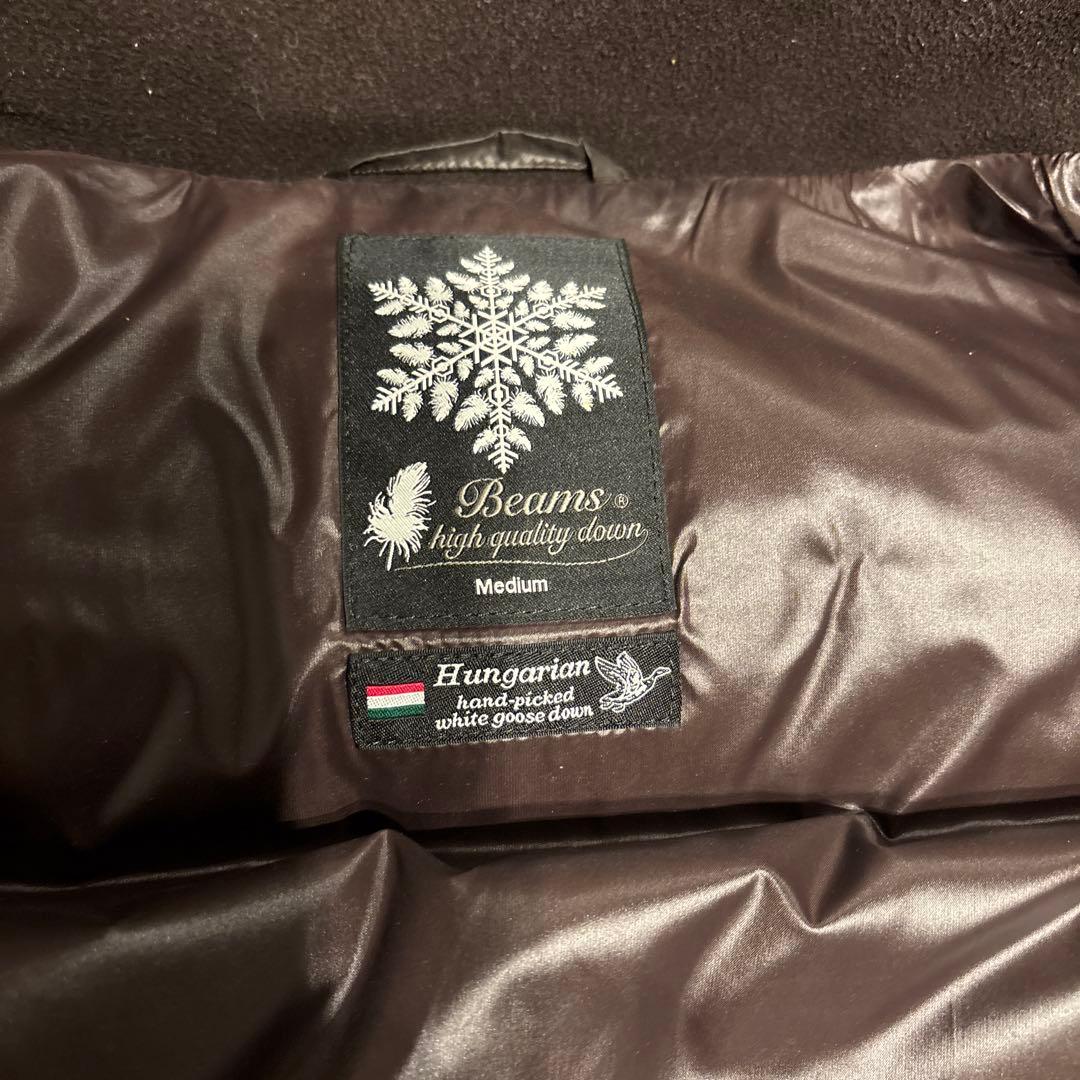 Beams ブラウン ダウンベスト Medium