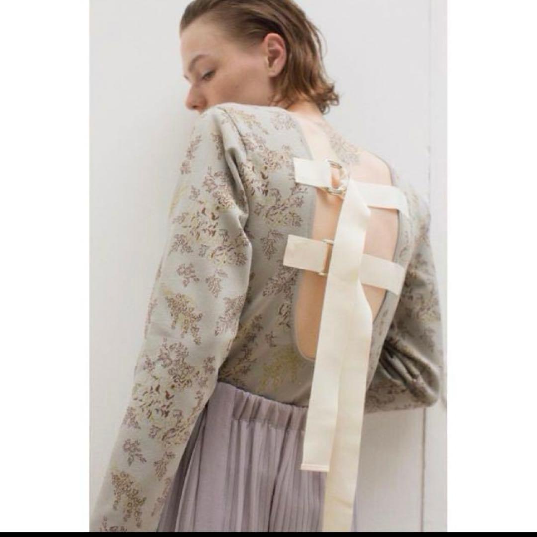 LEINWANDE Garden Knitted Body Suit　ブラウン