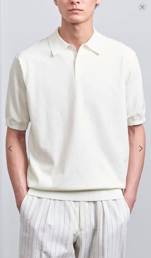 【新品未使用】UNITED ARROWS ニットポロシャツ M