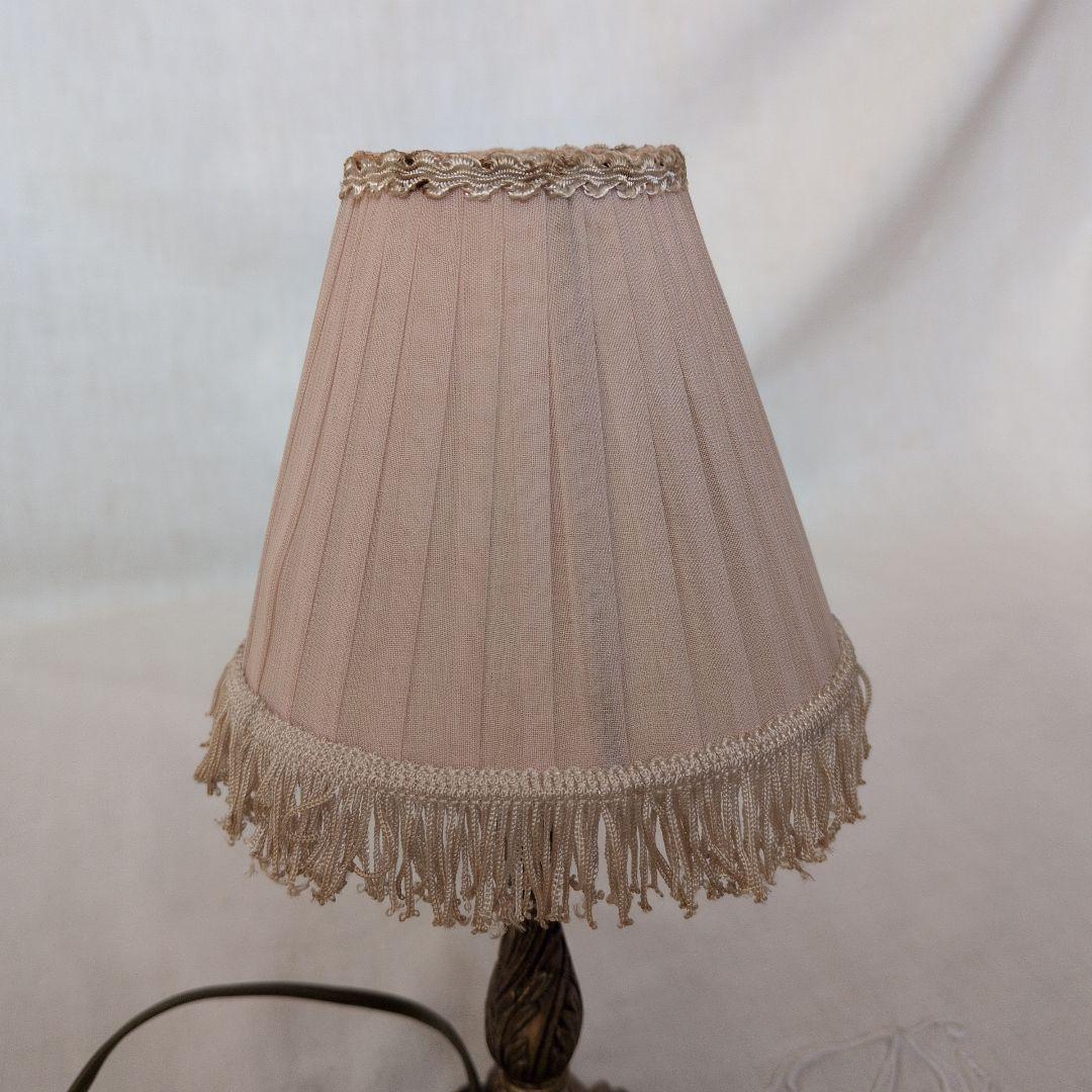 フランスアンティーク 小さなテーブルランプ