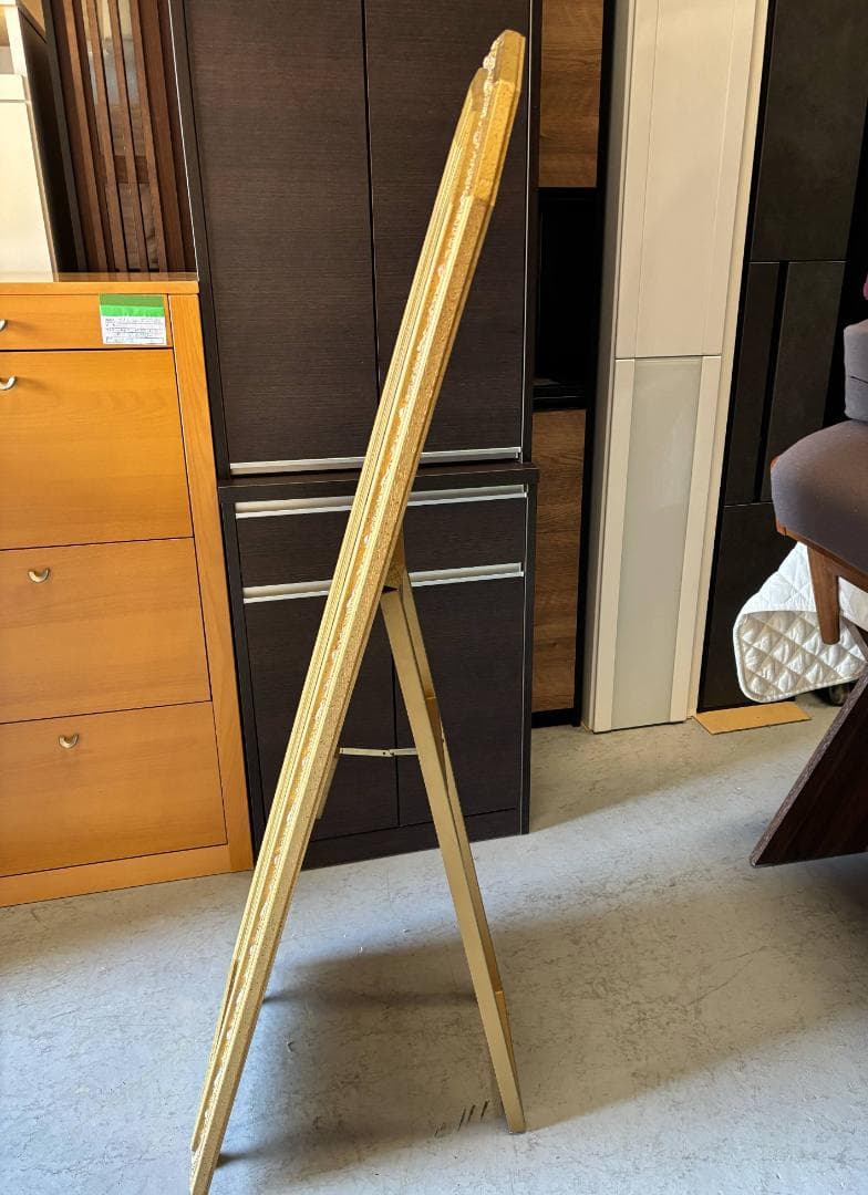 G.G.Sアンティークミラー ゴールド スタンドミラー45cmX153cm