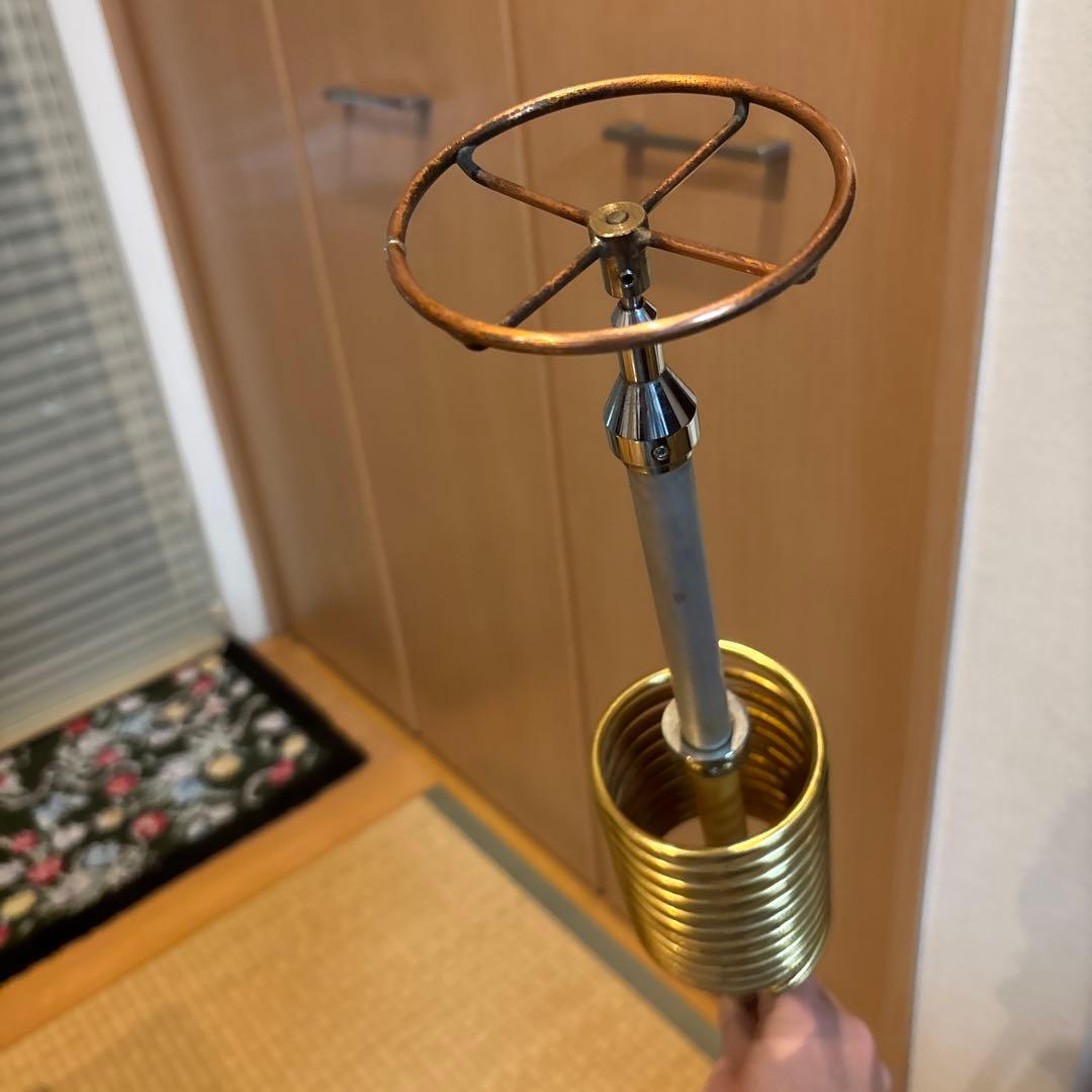 コイルアンテナ 金属製 デコトラ　ufoアンテナ 当時物CB無線