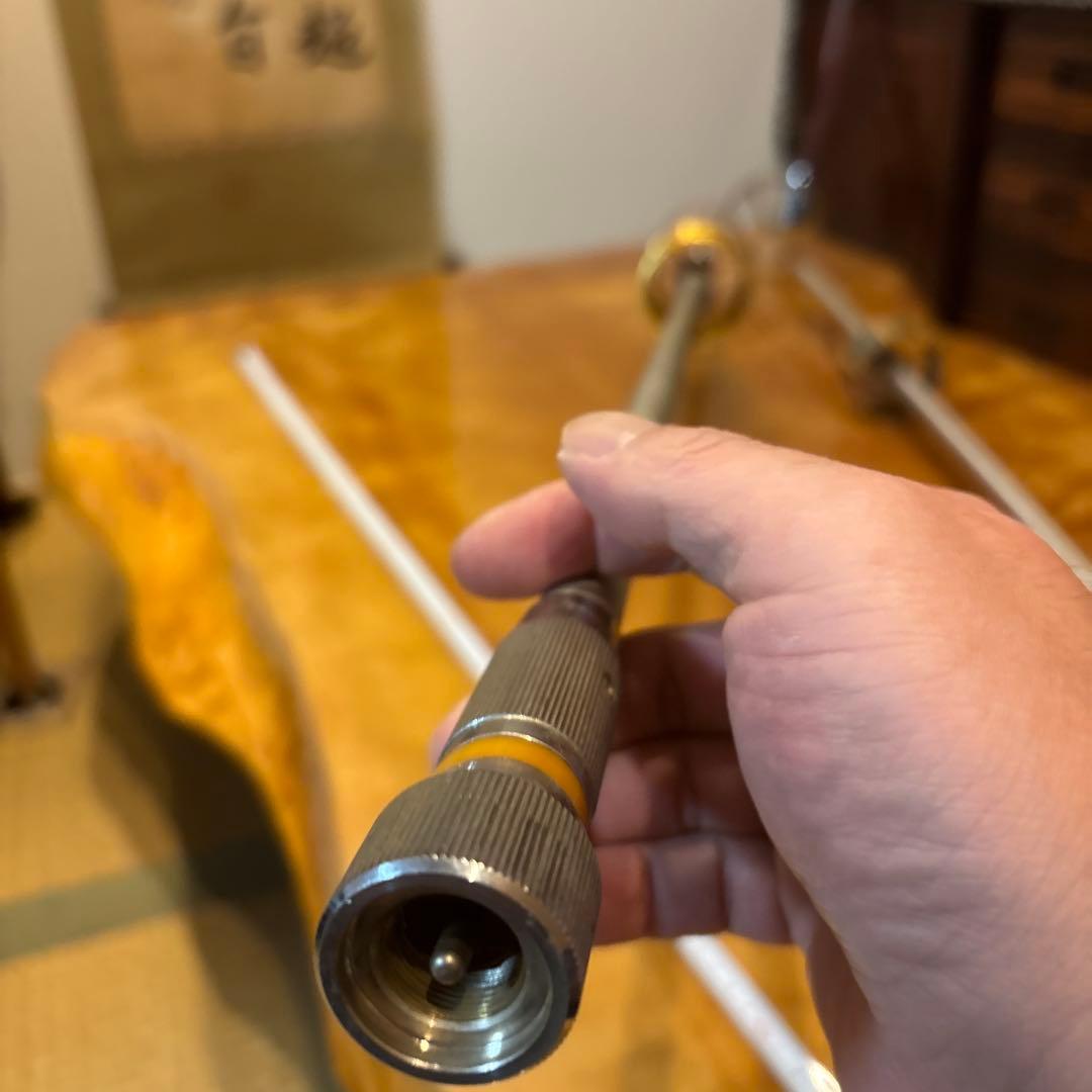 コイルアンテナ 金属製 デコトラ　ufoアンテナ 当時物CB無線