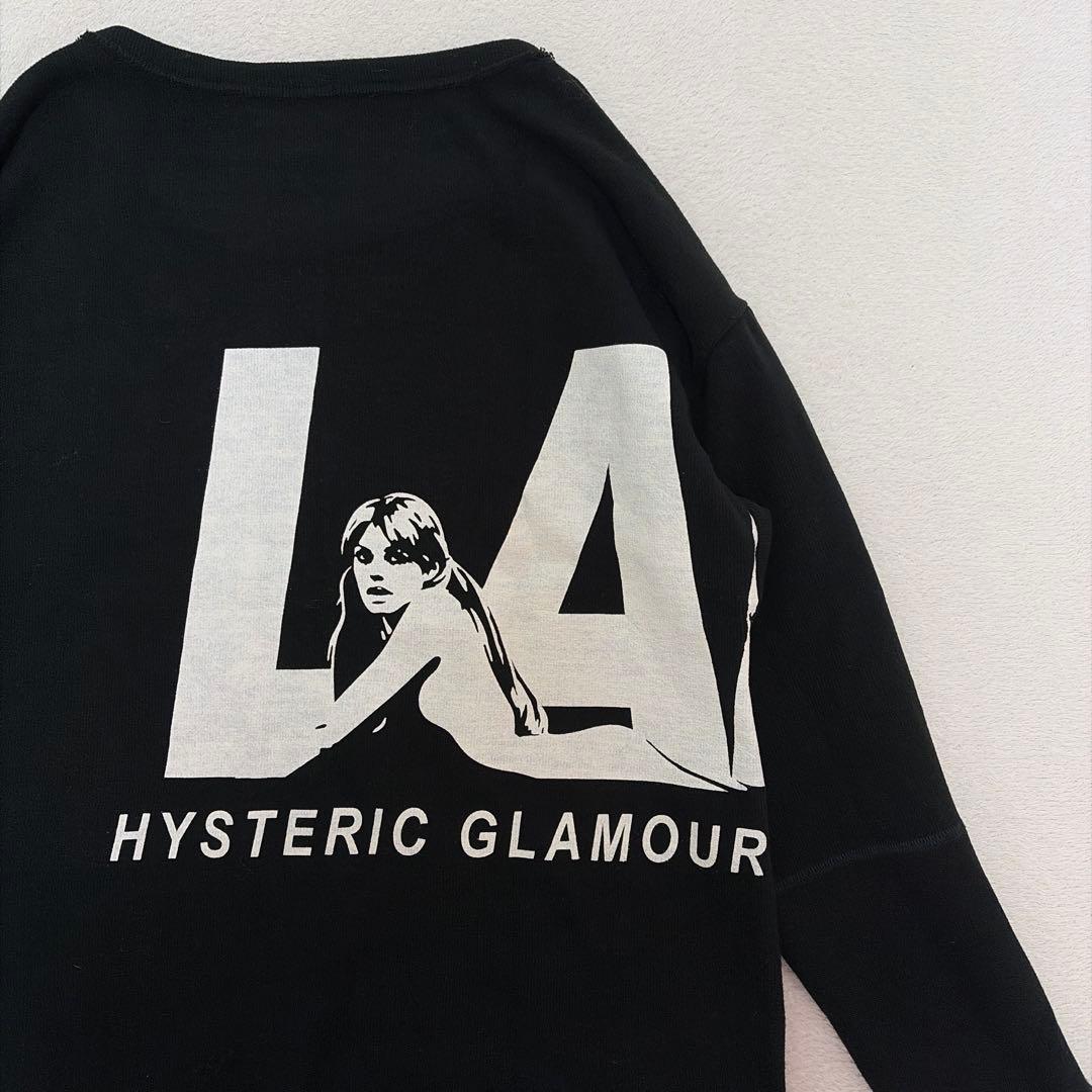 美品 ヒステリックグラマー スウェット素材 ダメージ加工 ワンピース