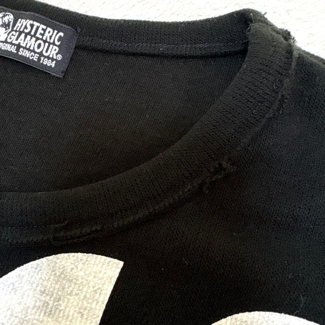 美品 ヒステリックグラマー スウェット素材 ダメージ加工 ワンピース