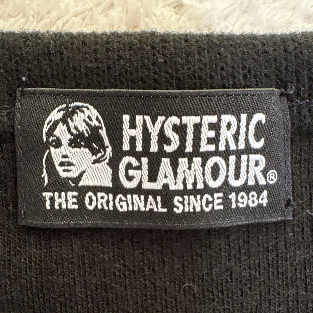 美品 ヒステリックグラマー スウェット素材 ダメージ加工 ワンピース