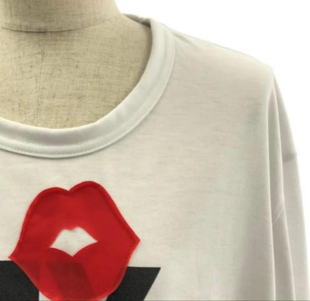美品　COMME des GARCONS HOMME PLUS リップ　Tシャツ