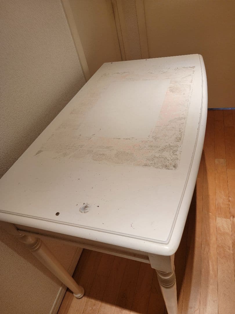 【最終】リリーホワイトミディアムデスク 学習机