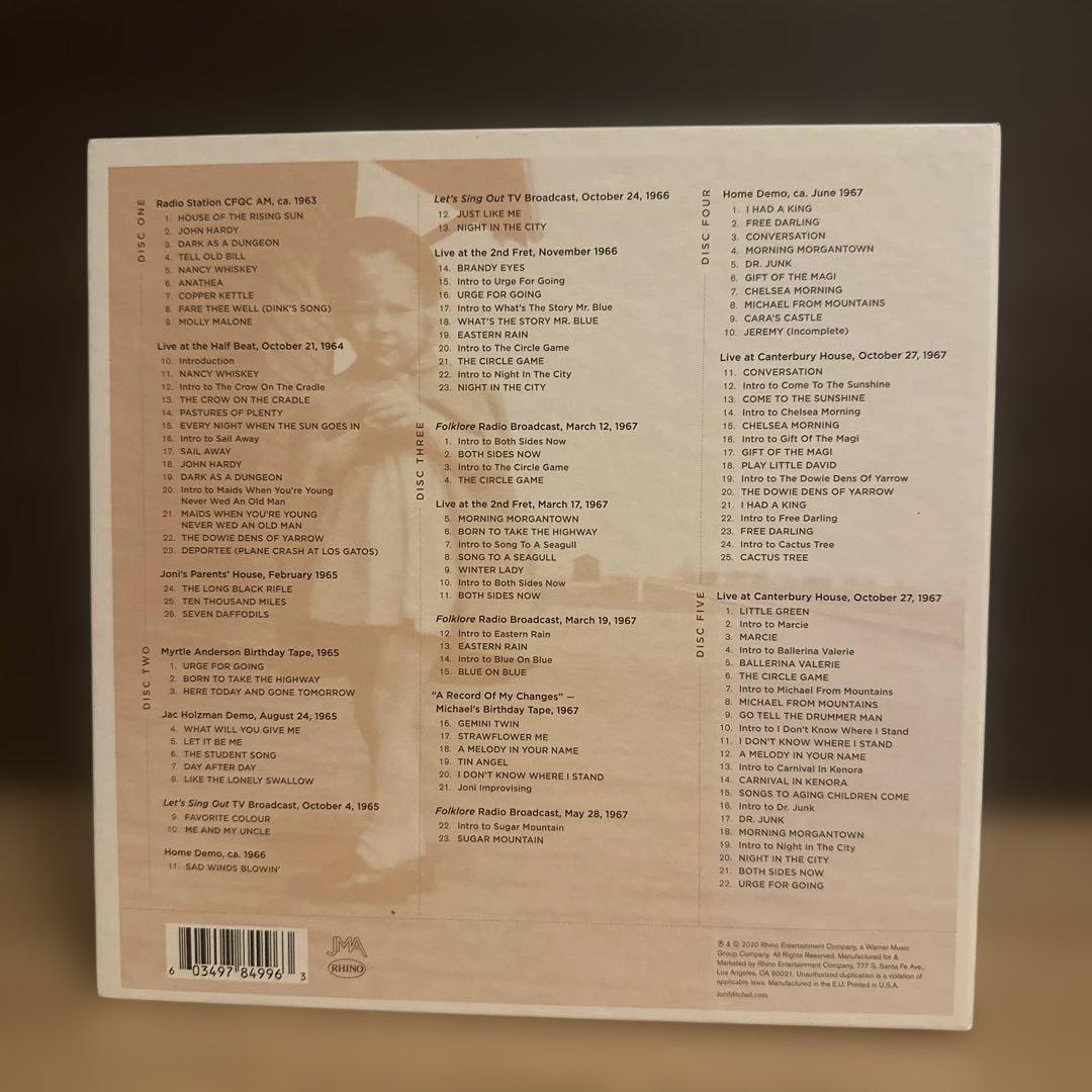 洋楽 Joni Mitchell Archives Vol.1 CD Box