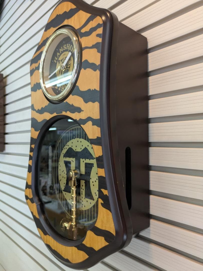 阪神タイガース　2003年優勝記念　オルゴール電波クロック