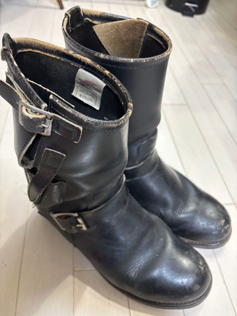 Red Wing エンジニアブーツ ナイフポケット、ポケット有り