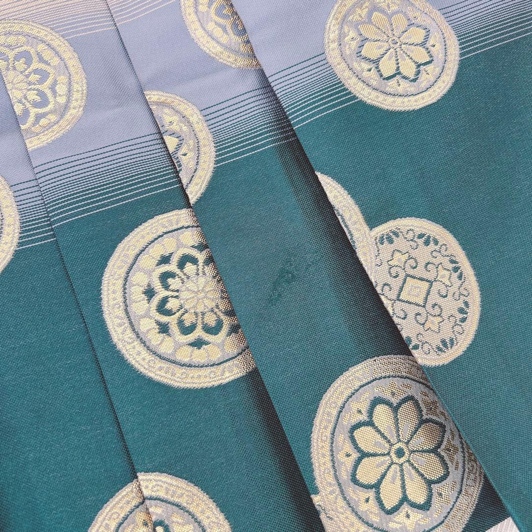 【aloha】七五三5歳男の子　羽織袴セット　カラシ色　黒　兜柄