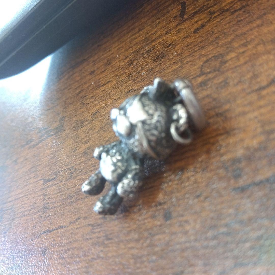 ZEROシルバー製病みクマチャーム