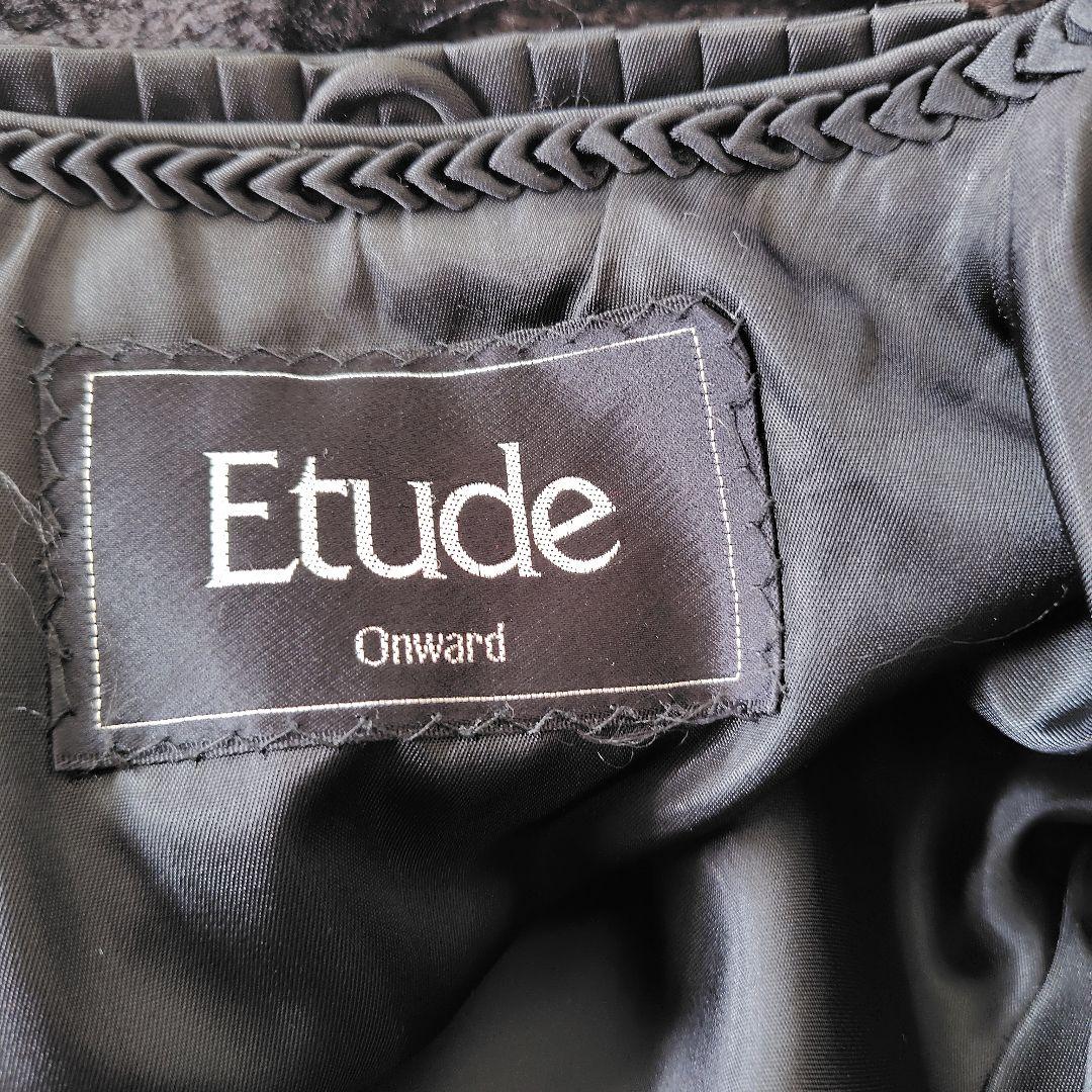 ❣️サガミンク　高級シェアードミンクOnward黒ロングコート❣️⚡お値下⚡