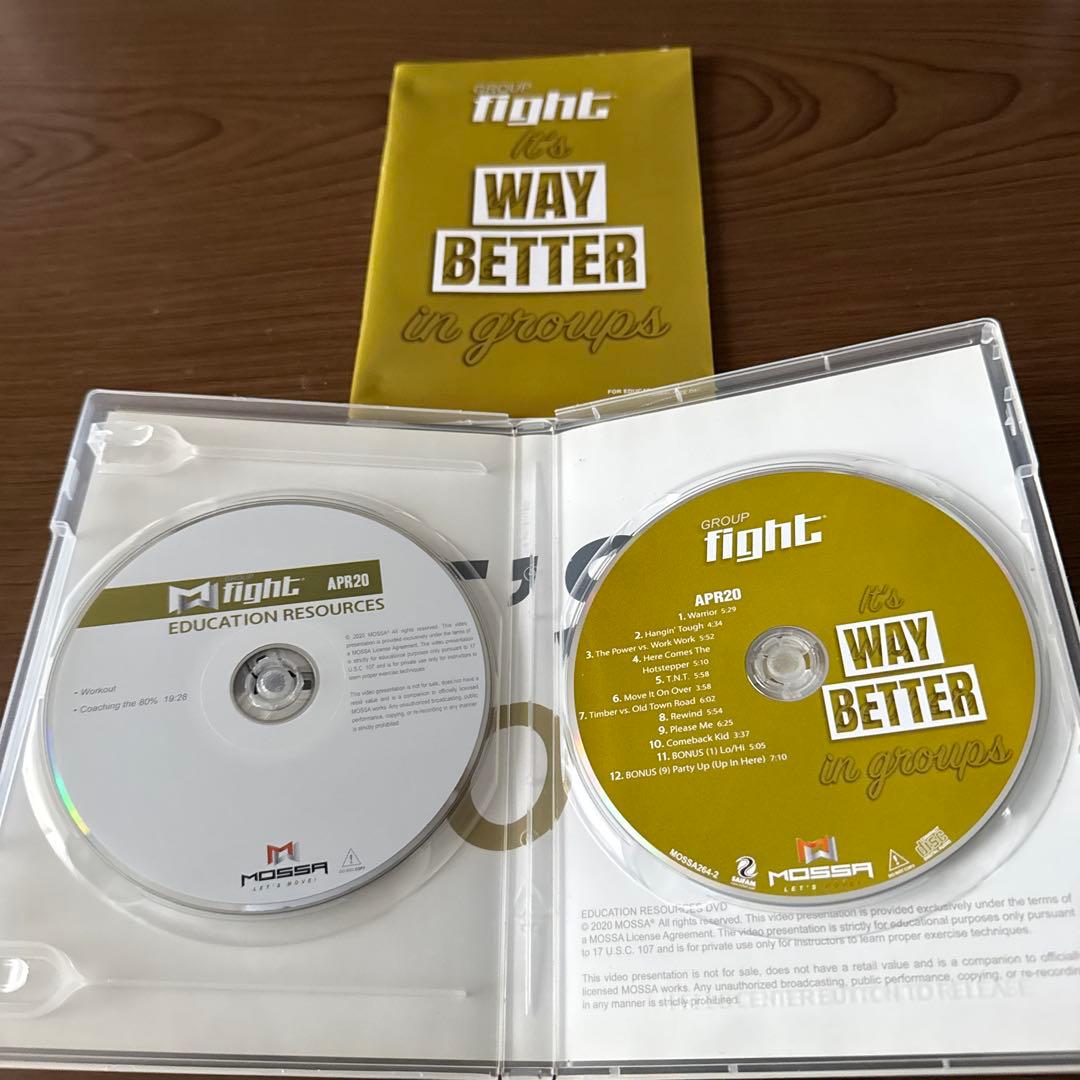 Mossa プログラム　Group Fight APR20 CD+DVD