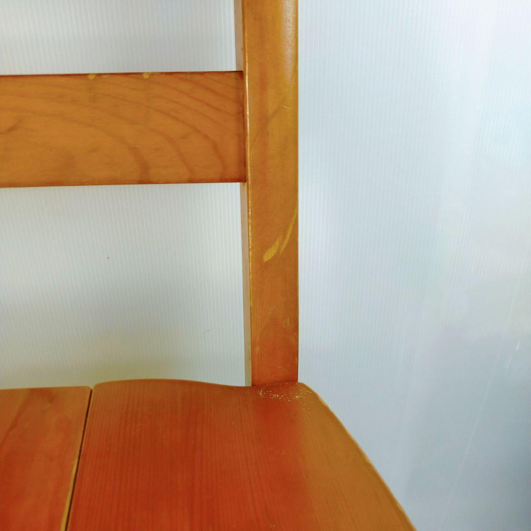 木製　ダイニングチェア　2脚セット