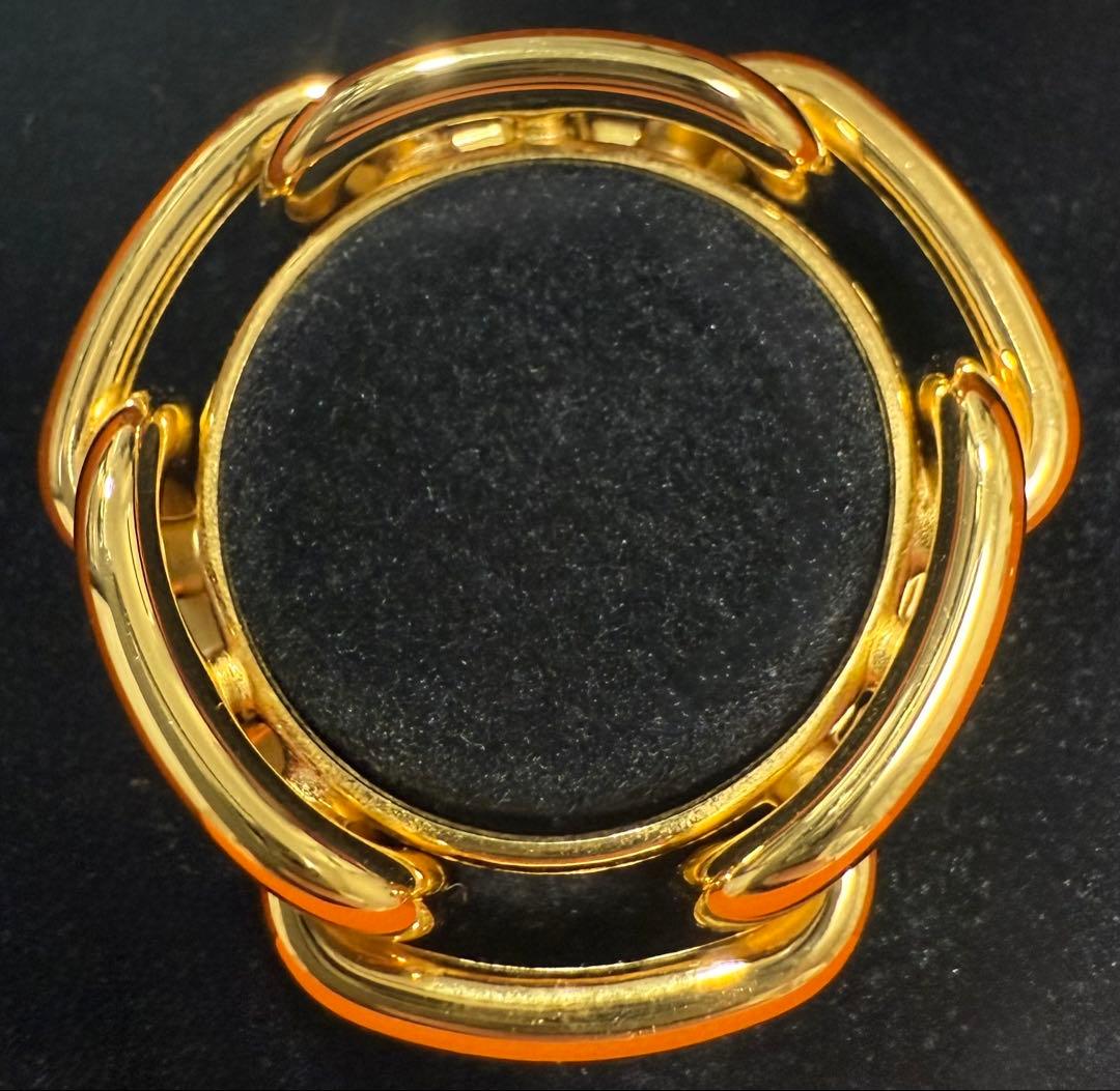 HERMES エルメススカーフリング　シェーヌダンクル