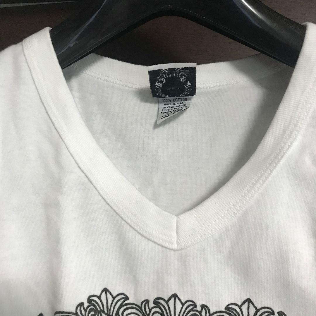 MALIA　クロムハーツ　ノースリーブVネックTシャツ