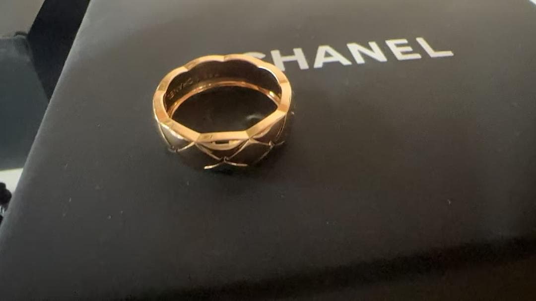 VIP顧客・シャネル CHANEL リング T52（7 号）ジオメトリックカット