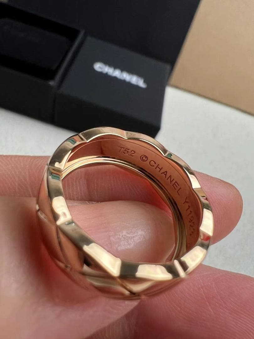 VIP顧客・シャネル CHANEL リング T52（7 号）ジオメトリックカット