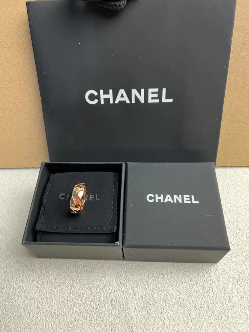 VIP顧客・シャネル CHANEL リング T52（7 号）ジオメトリックカット