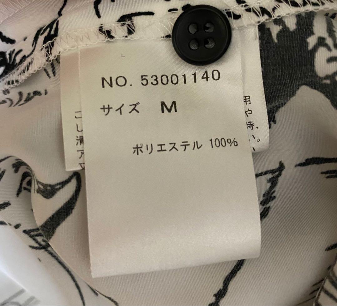 美品ロイスクレヨン アンドエルシー　ネコスケッチ シャツワンピース