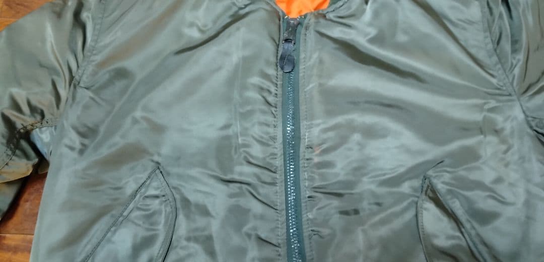 j*n様 USA製　ALPHA INDUSTRIES MA-1 オリーブグリーン