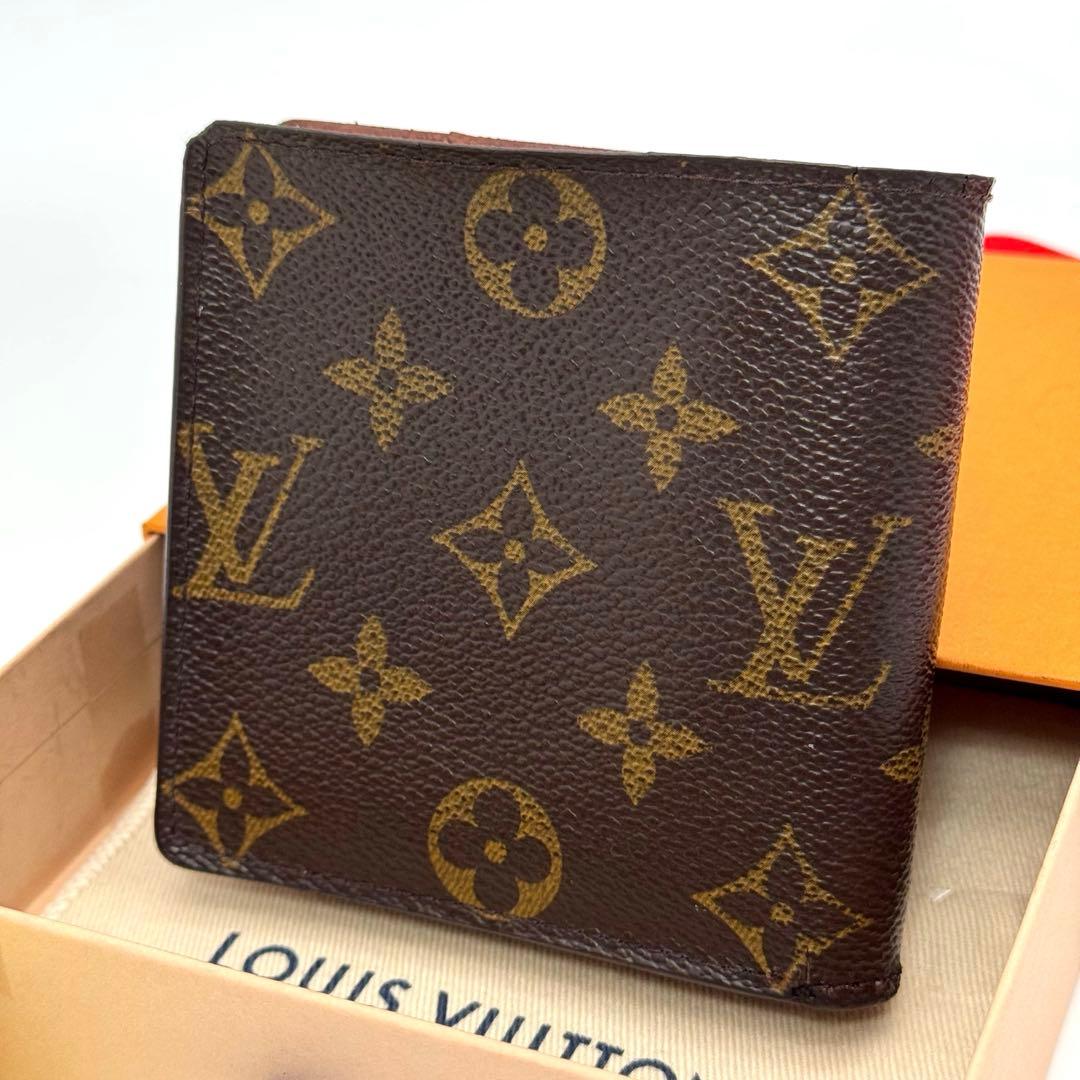 美品✨️ルイヴィトン　モノグラム　ポルトフォイユ　マルコ　財布　二つ折り財布