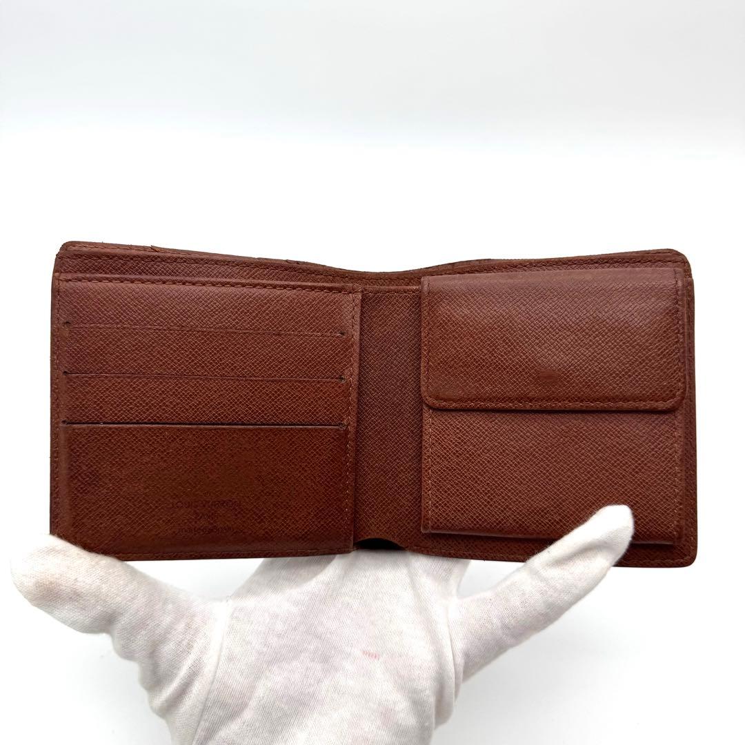 美品✨️ルイヴィトン　モノグラム　ポルトフォイユ　マルコ　財布　二つ折り財布