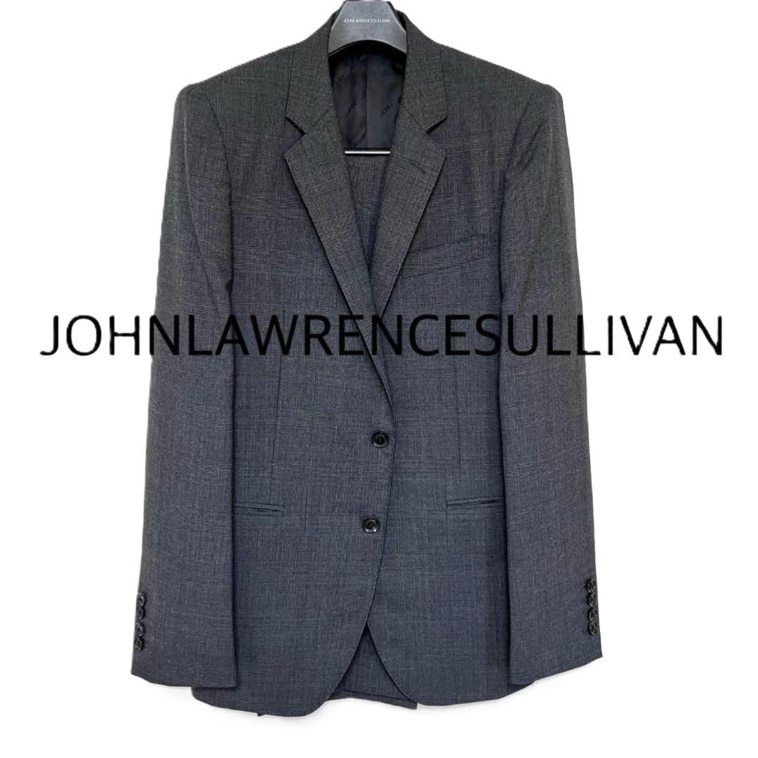 定価11万円極美品ジョンローレンスサリバン セットアップスーツ38グレンチェック